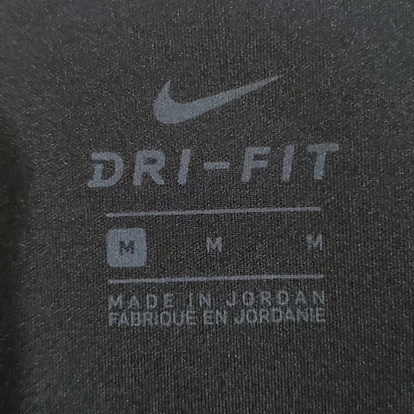 Nike Black and Gold Women's Leggings. Just Do It Logo Down Both Legs. Sz M - Picture 2 of 4